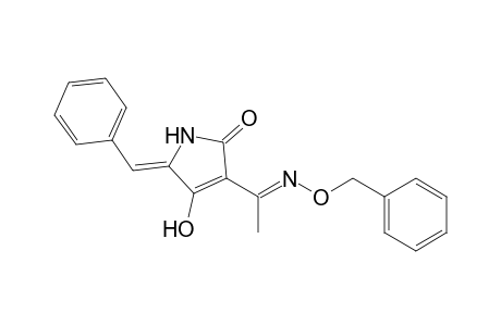 (Z)-3-((E)-1-(benzyloxyimino)ethyl)-5-benzylidene-4-hydroxypyrroline-2-one