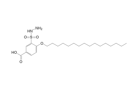 4-(hexadecyloxy)-3-(hydrazinosulfonyl)benzoic acid