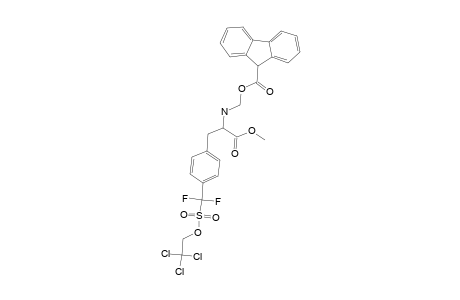 METHYL-3-[4-[DIFLUORO-[(2,2,2-TRICHLOROETHOXY)-SULFONYL]-METHYL]-PHENYL]-2-[[(9H-9-FLUORENYLMETHOXY)-CARBONYL]-AMINO]-PROPANOATE