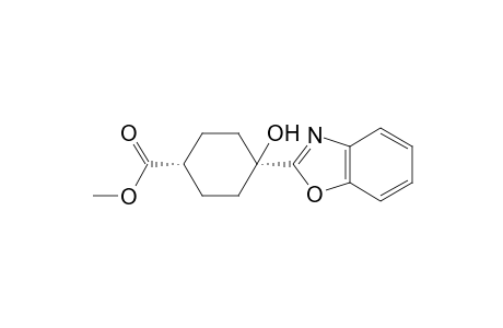 (1s,4s)-1-(2-Benzoxazolyl)-4-(methoxycarbonyl)cyclohexanol