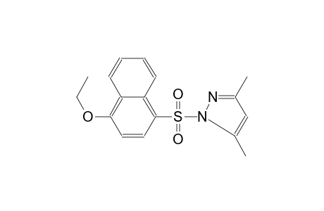 1H-pyrazole, 1-[(4-ethoxy-1-naphthalenyl)sulfonyl]-3,5-dimethyl-