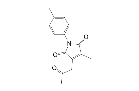 1H-Pyrrole-2,5-dione, 3-methyl-1-(4-methylphenyl)-4-(2-oxopropyl)-