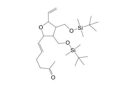 3,4-bis[(t-Butyldimethylsilyl)oxy]methyl]-2-(4'-acetyl-2'-butenyl)-5-ethylidene-tetrahydrofuran