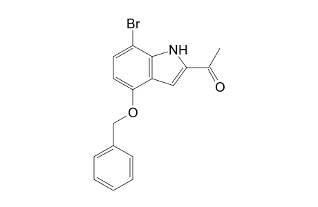 2-Acetyl-4-benzyloxy-7-bromoindole