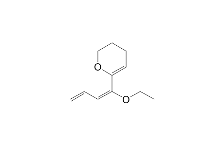 6-[(1E)-1-ethoxybuta-1,3-dienyl]-3,4-dihydro-2H-pyran