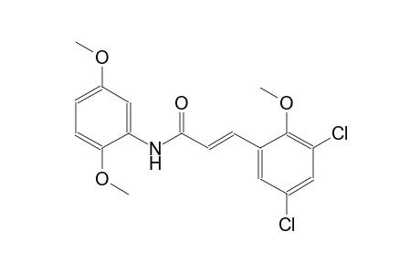 (2E)-3-(3,5-dichloro-2-methoxyphenyl)-N-(2,5-dimethoxyphenyl)-2-propenamide