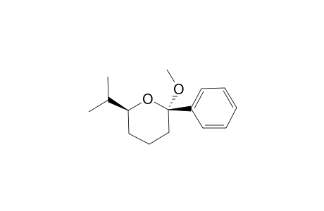 (6S)-6-ISOPROPYL-2-METHOXY-2-PHENYLTETRAHYDRO-2H-PYRAN