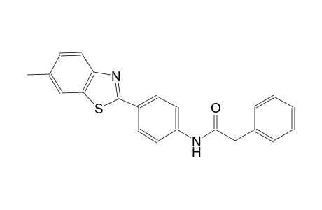 benzeneacetamide, N-[4-(6-methyl-2-benzothiazolyl)phenyl]-
