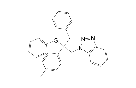 1-[1-Benzyl-1-(phenylthio)-1-(p-methylphenyl)ethyl)benzotriazole