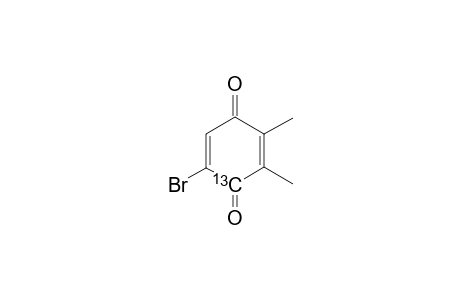 [1-13C]-6-Bromo-2,3-dimethyl-p-benzoquinone