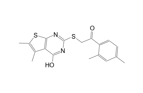 1-(2,4-Dimethyl-phenyl)-2-(4-hydroxy-5,6-dimethyl-thieno[2,3-d]pyrimidin-2-ylsulfanyl)-ethanone