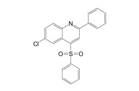 6-Chloro-2-phenyl-4-phenylsulfonylquinoline