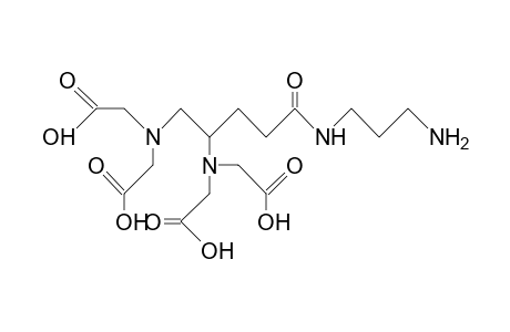 4,5-Bis(di<carboxymethyl>amino)-N-(aminopropyl)-valeramide