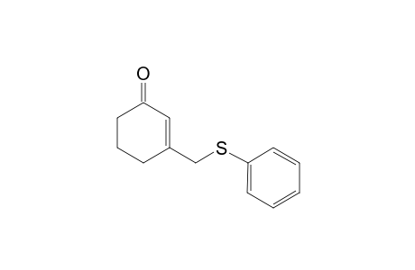 3-(Phenylsulfanylmethyl)cyclohex-2-en-1-one