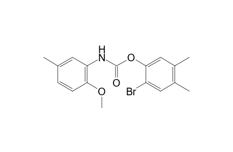 2-methoxy-5-methylcarbanilic acid, 6-bromo-3,4-xylyl ester