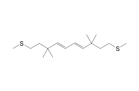 1,10-Dimethylthio-3,3,8,8-tetramethyldeca-4,6-diene