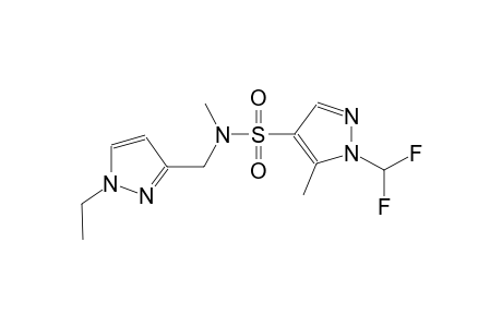 1H-pyrazole-4-sulfonamide, 1-(difluoromethyl)-N-[(1-ethyl-1H-pyrazol-3-yl)methyl]-N,5-dimethyl-