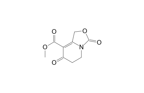 Methyl 1,5,6,7-tetrahydro-3,7-dioxo-3H-oxazolo[3,4-a]pyridine-8-carboxylate