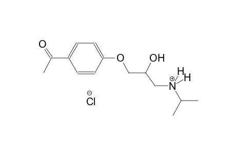 1-propanaminium, 3-(4-acetylphenoxy)-2-hydroxy-N-(1-methylethyl)-, chloride