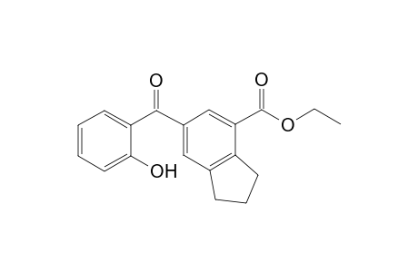6-salicyloylindane-4-carboxylic acid ethyl ester