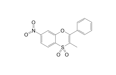 2-Phenyl-3-methyl-7-nitro-1,4-benzoxathiine-4,4-dioxide