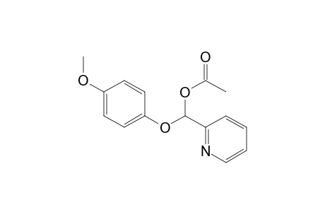 (4-Methoxyphenoxy)(pyridin-2-yl)methyl acetate