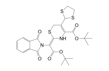 (2Z)-2-(2-tert-butoxy-2-keto-1-phthalimido-ethylidene)-5-(1,3-dithiolan-2-yl)-3,6-dihydro-1,3-thiazine-4-carboxylic acid tert-butyl ester