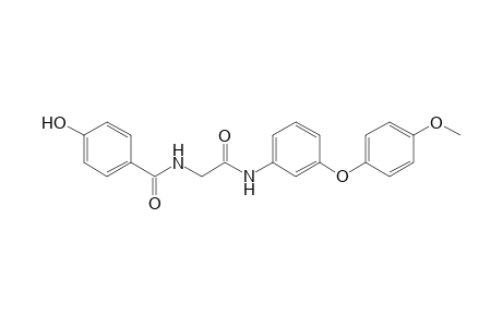 N-(2-(3-(4-Methoxyphenoxy)phenylamino)-2-oxyethyl)-4-hydroxybenzamide