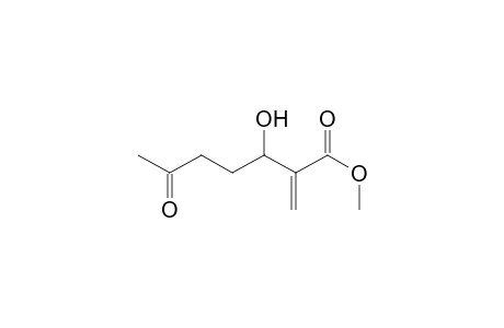 Heptanoic acid, 3-hydroxy-2-methylene-6-oxo-, methyl ester