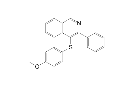 4-(4-Methoxyphenylthio)-3-phenylisoquinoline
