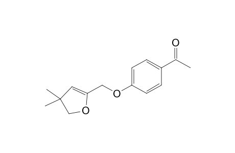 5-(4-Acetylphenoxymethyl)-3,3-dimethyl-2,3-dihydrofuran