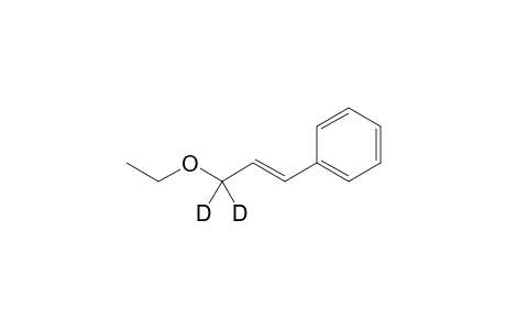 E-3,3-Dideuterio-3-ethoxy-1-phenyl-1-propene