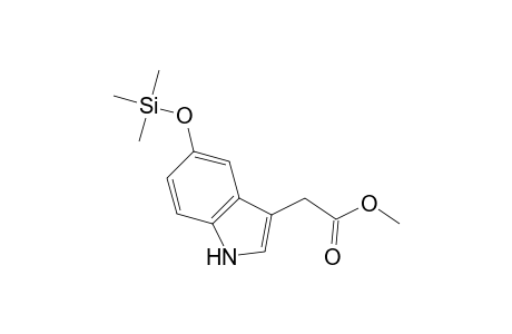 1H-Indole-3-acetic acid, 5-[(trimethylsilyl)oxy]-, methyl ester