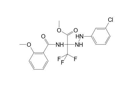 Methyl 2-[2-(3-chlorophenyl)hydrazin-1-yl]-3,3,3-trifluoro-2-[(2-methoxyphenyl)formamido]propanoate