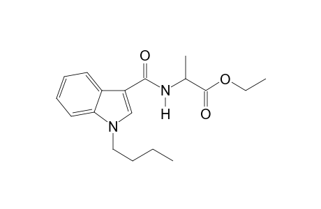 Ethyl 2-([(1-butyl-1H-indol-3-yl)carbonyl]amino)propanoate