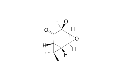 (+/-)-ASARINOL-B;(+/-)-REL-(1R,3S,4S,5S,6S)-4,5-EPOXYCARAN-2-ON-3-OL