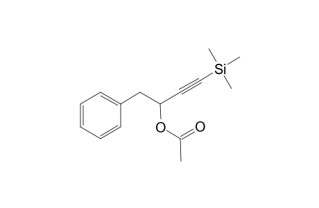 1-Phenyl-4-(trimethylsilyl)but-3-yn-2-yl acetate