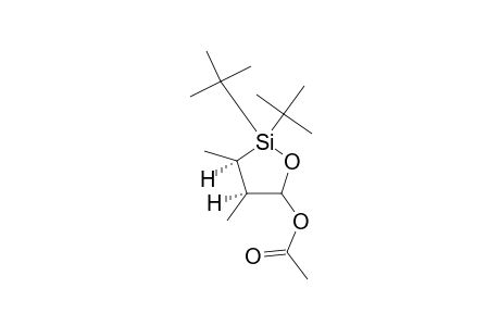 1-OXA-CIS-3,4-DIMETHYL-5-ACETOXY-2,2-DI-TERT.-BUTYLSILACYCLOPENTANE;EPIMER-A
