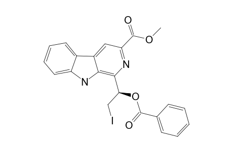 METHYL-(R)-[1-(BENZOYLOXY)-2-IODOETHYL]-9H-PYRIDO-[3,4-B]-INDOLE-3-CARBOXYLATE