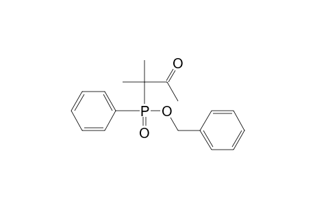 Phosphinic acid, (1,1-dimethyl-2-oxopropyl)phenyl-, phenylmethyl ester
