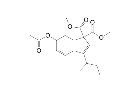 Dimethyl 3-Acetoxy-7-(but-2-yl)bicyclo[4.3.0]nona-4,7-dien-9,9-dicarboxylate