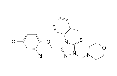 3H-1,2,4-triazole-3-thione, 5-[(2,4-dichlorophenoxy)methyl]-2,4-dihydro-4-(2-methylphenyl)-2-(4-morpholinylmethyl)-
