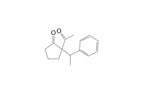 2-Acetyl-2-(1-phenyl-ethyl)-cyclopentanone