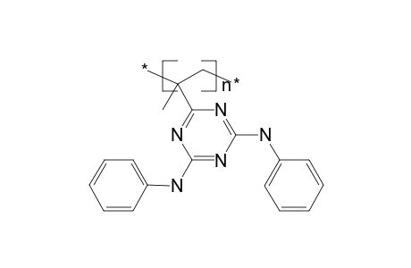 Poly(2,4-dianilino-6-isopropenyl-1,3,5-triazine)