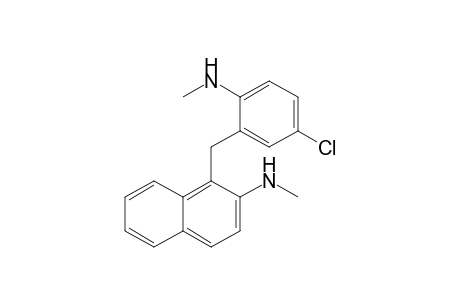 2-Methylamino-1-(2-methylamino-5-chlorobenzyl)naphthalene
