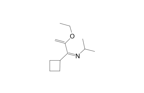 1-[1-(Isopropylimino)-2-ethoxyprop-2-enyl]cyclobutane