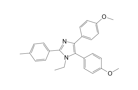 1-Ethyl-4,5-bis(4-methoxyphenyl)-2-(4-methylphenyl)imidazole