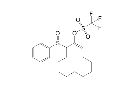 3-(Phenylsulfinyl)-2-(trifluoromethanesulfonyloxy)cyclododecene