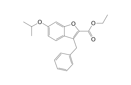 3-Benzyl-2-(ethoxycarbonyl0-6-(2'-propoxy)benzofurane