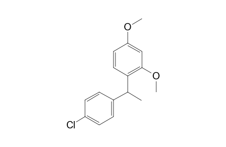 1-(1-(4-Chlorophenyl)ethyl)-2,4-dimethoxybenzene